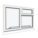View Larger Image of pvc-u 1200 casement windows with vents