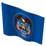 View Larger Image of US State Flags Utah - Washington