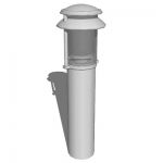 View Larger Image of Selux Saturn Bollard Lights