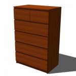 View Larger Image of IKEA Malm Drawers Medium Brown