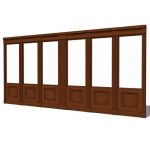 View Larger Image of Wood Wall Partition System