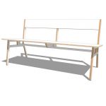 View Larger Image of Context Fruniture Truss Bench