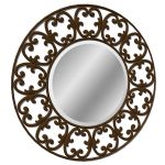 View Larger Image of Scrolled mirror