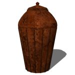 View Larger Image of Hacienda metal urn set