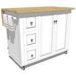 View Larger Image of Mobile Kitchen Island