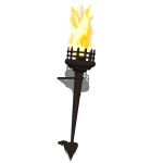 View Larger Image of Medieval wall torches set